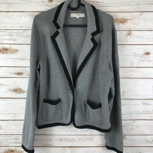 LOFT sweater blazer EUC